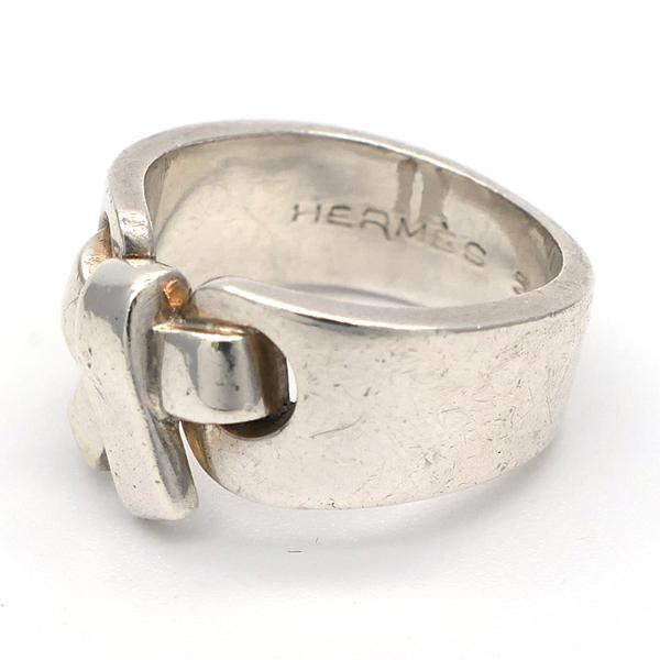 HERMES（エルメス） ラセットリング #50 Silver シルバー Ag925 リボン