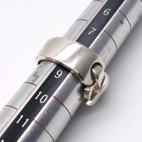 HERMES（エルメス） ラセットリング #50 Silver シルバー Ag925 リボン