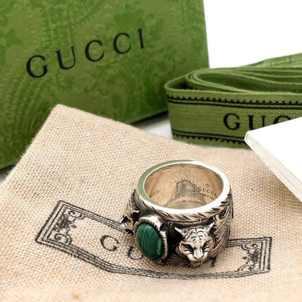 GUCCI グッチ ガーデン タイガーヘッドシルバーリング 461991 GUCCI グッチ ガーデン タイガーヘッドシルバーリング 461991