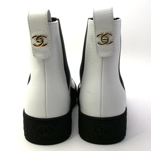 CHANEL アンクルブーツ サイドゴア G37927 サイズ35 約22cm ココ CHANEL アンクルブーツ サイドゴア G37927 サイズ35 約22cm ココ