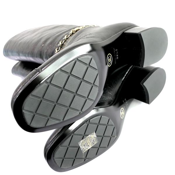 CHANEL ロングブーツ HIGH BOOTS G35006 #35.5 22.5cm ココ CHANEL ロングブーツ HIGH BOOTS G35006 #35.5 22.5cm ココ