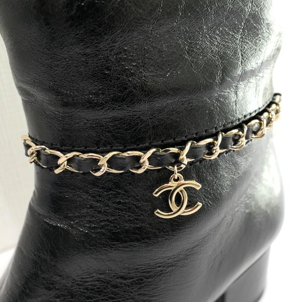 CHANEL ロングブーツ HIGH BOOTS G35006 #35.5 22.5cm ココ CHANEL ロングブーツ HIGH BOOTS G35006 #35.5 22.5cm ココ