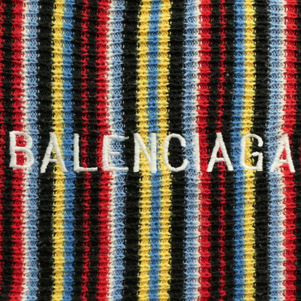 BALENCIAGA セーター Lサイズ マルチストライプ ニット メンズ BALENCIAGA セーター Lサイズ マルチストライプ ニット メンズ