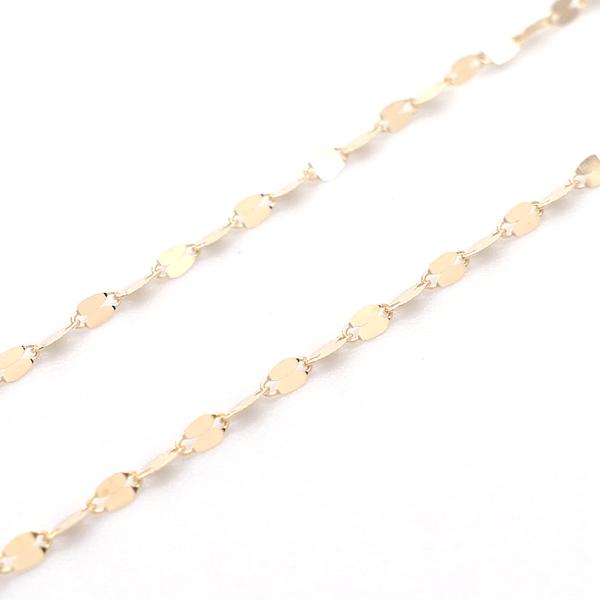 ⚠️最終値下げ【ココシュニック】k18ネックレス COCOSHNIK ココシュニック K18 フラワークロスチェーン