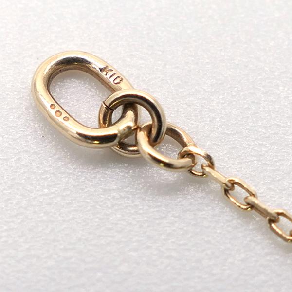 COCOSHNIK（ココシュニック） K10 ダイヤモンド ネックレス V字