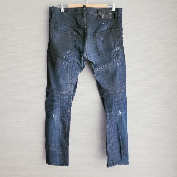 DSQUARED2 デニムパンツ 50 ダメージ加工 ペイント加工 DSQUARED2 デニムパンツ 50 ダメージ加工 ペイント加工