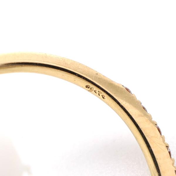 agete ハーフエタニティ V字 リング ダイヤモンド 0.06ct サイズ agete ハーフエタニティ V字 リング ダイヤモンド 0.06ct サイズ