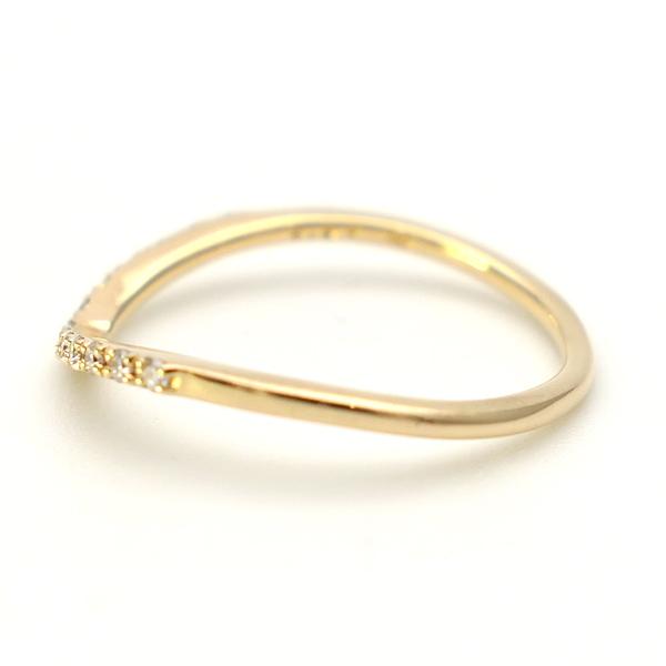 agete ハーフエタニティ V字 リング ダイヤモンド 0.06ct サイズ agete ハーフエタニティ V字 リング ダイヤモンド 0.06ct サイズ