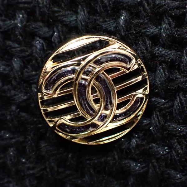 CHANEL（シャネル） ジャケット ウール サイズ34 ブラック ツイード 