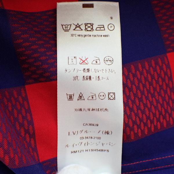 LOUIS VUITTON（ルイ・ヴィトン） 美品 マサイチェックシャツ Lサイズ