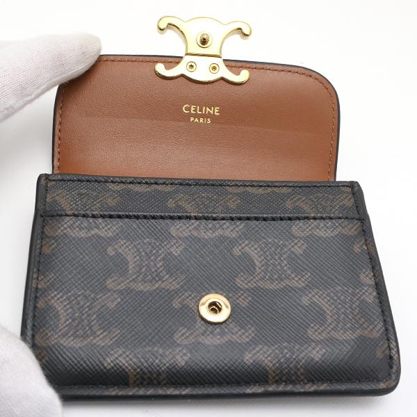 CELINE（セリーヌ） トリオンフフラップ付きカードホルダー カード