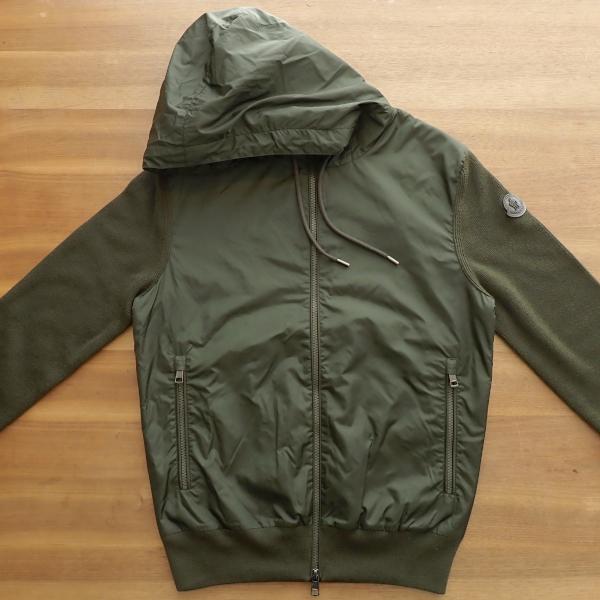 MONCLER（モンクレール） ニット切替ナイロンジャケット Sサイズ