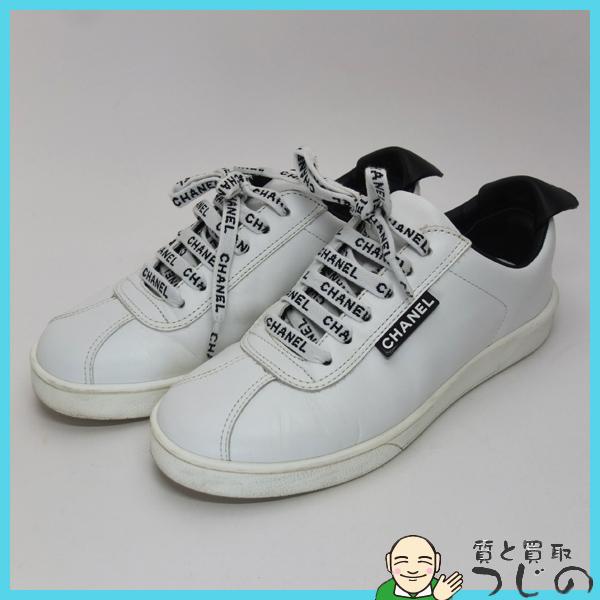 CHANEL シャネル スニーカー ローカット ココマークロゴ #35 CHANEL シャネル スニーカー ローカット ココマークロゴ #35