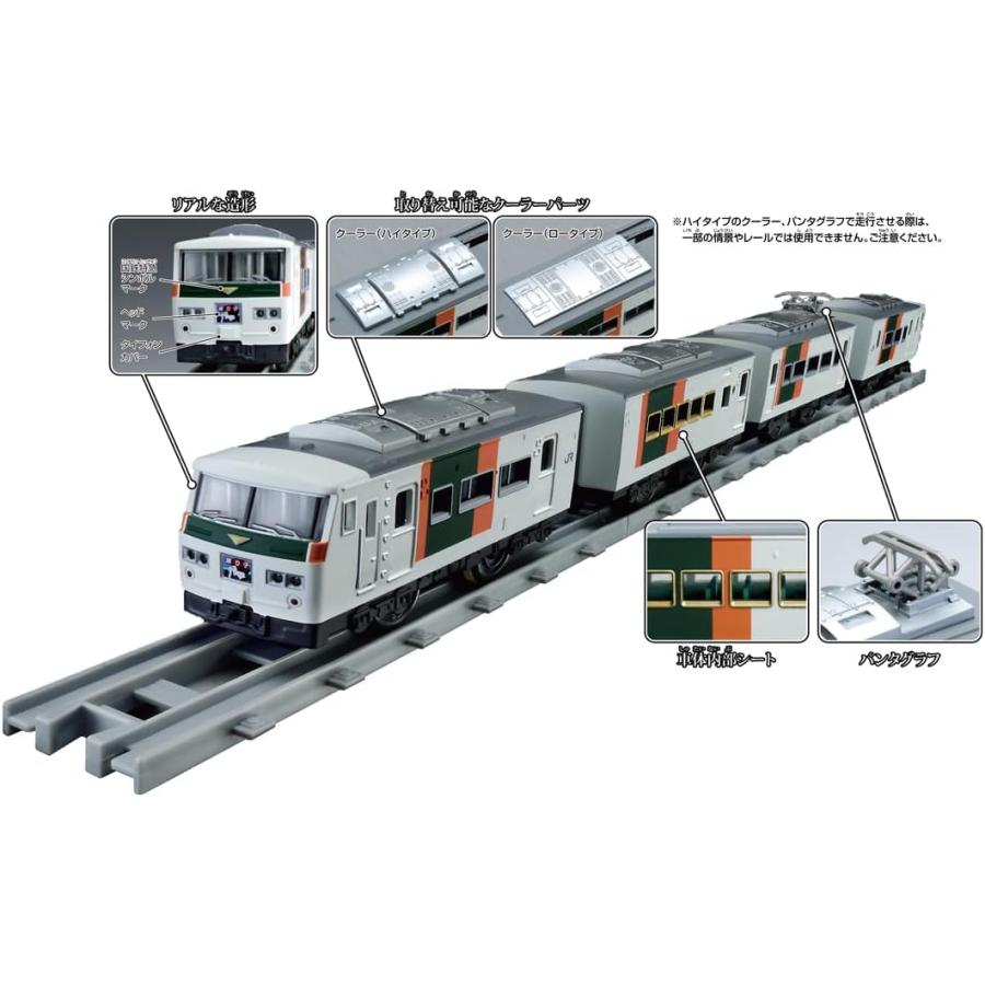 PLARAIL REAL CLASS　プラレール リアルクラス　１８５系特急電車(踊り子・湘南ブロック色)｜tsujise｜02