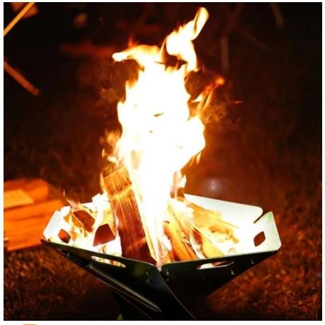 楽天ランキング1位 屋外ファイヤーピット 屋外キャンプファイヤー 折りたたみ式ファイヤーピット ポータブル軽量暖炉 キャンプ 交換無料 Www Charinogales Com