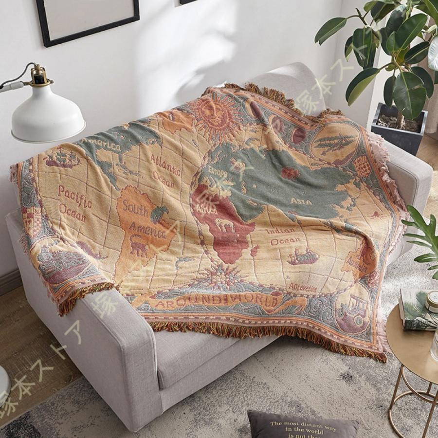 新品同様 マルチカバー 北欧風 長方形 エスニック柄 ソファカバー 多機能 おしゃれ ブランケット フリンジ付き 1人掛け 2人掛け 3人掛け カウチ ベッドカバー 毛布 Cisama Sc Gov Br