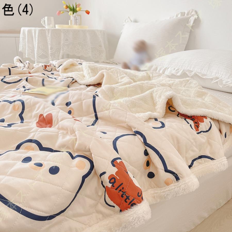 大判 ブランケット ひざ掛け マイクロファイバー ハーフケット