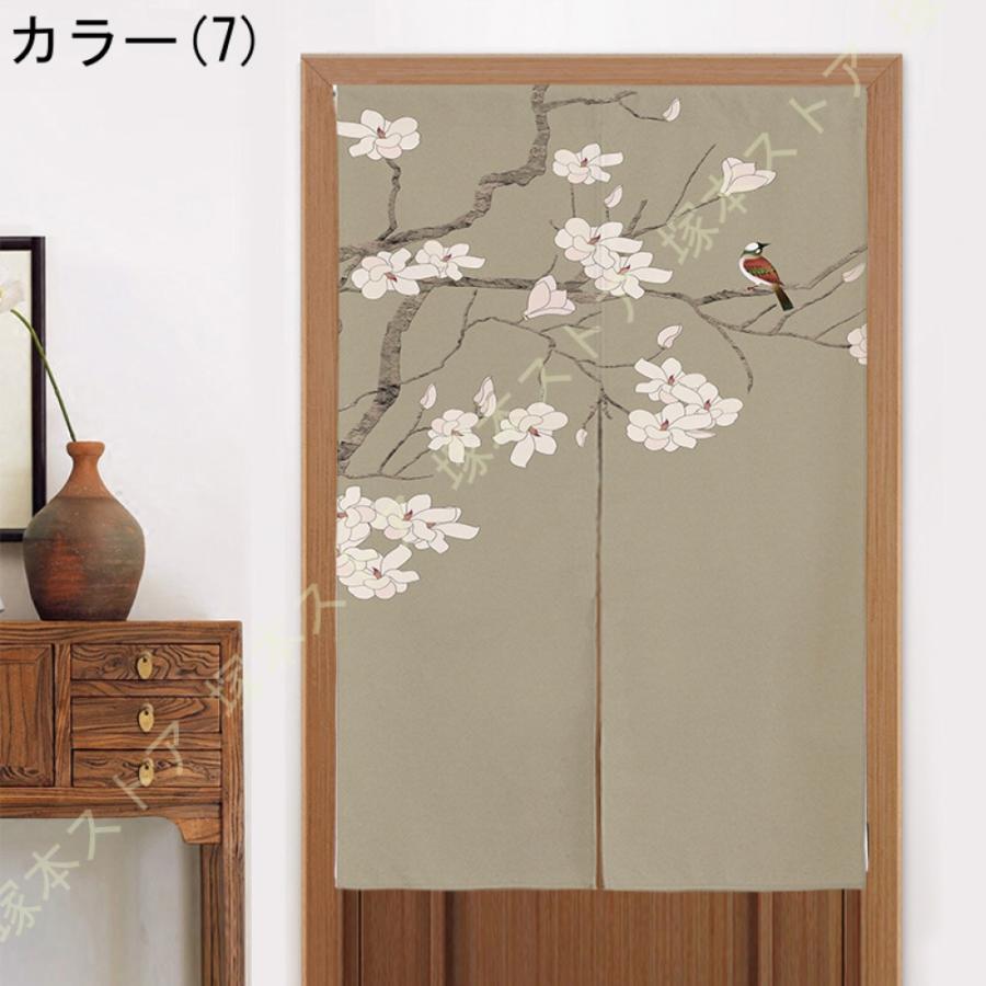 中華風 のれん 暖簾 花柄 鯉 蓮の葉 玉 柄 リビングルーム 台所用 トイレ 店舗用 目隠し 断熱 短い丈 厚手 ポリエステル 間仕切り 水墨画 間仕切りカーテン 花 |  | 19