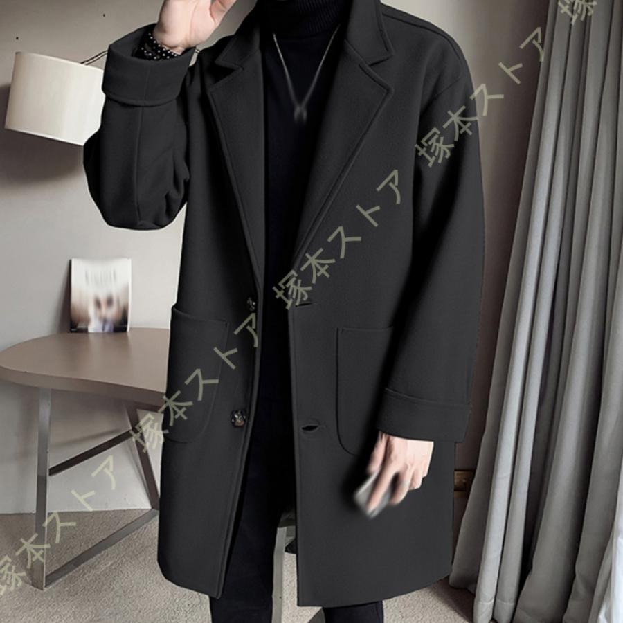 チェスターコート メンズ コート メンズコート ロングコート チェスターコート防寒服 テーラードコート アウター 冬 アウター ブラック グレー ビジネスコート