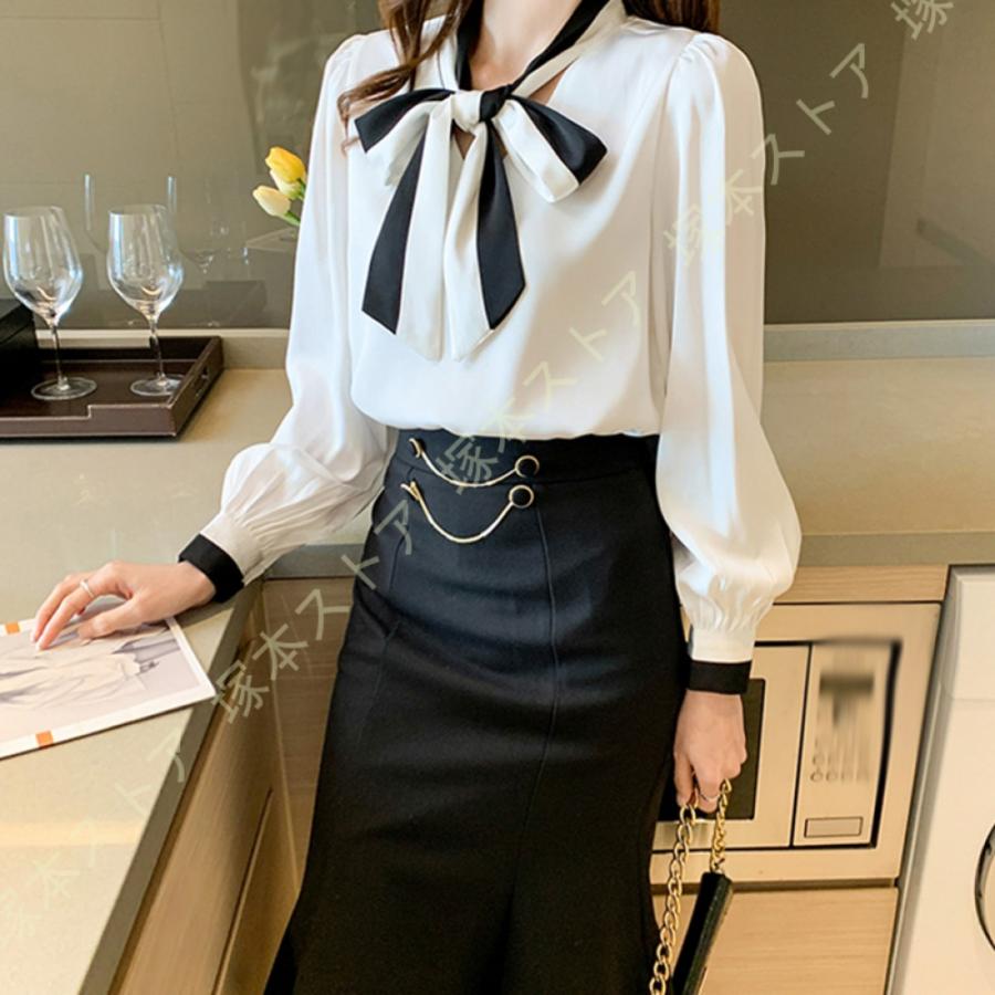 セルフ・ポートレイト シャツ ブラウス レディース リボンタイ付き シルク セルフ・ポートレイト シャツ ブラウス レディース リボンタイ付き
