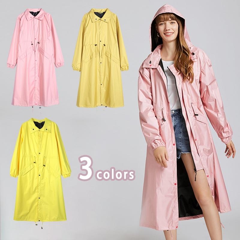楽天市場 レインコート 自転車 レディース レインポンチョ レインウェア 定番 雨具 大きめ 通学 通勤 かわいい おしゃれ レインウェア カッパ かっぱ 雨合羽 アウトドア 安い Zoetalentsolutions Com