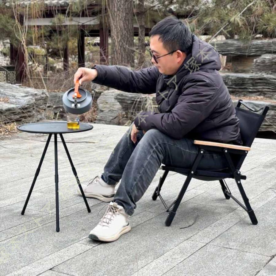 丸型小型テーブル サイドテーブル 丸型テーブル 屋外用折りたたみ