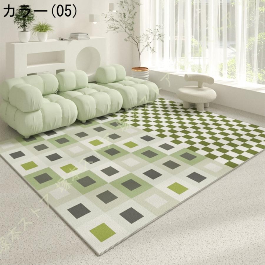 ラグ ラグマット 丸洗い 北欧 新生活 カーペット ラグマット じゅうたん 防ダニ マット 無地 リビング ダイニング モダン ラグ 柔らかい 長方形 絨毯_12
