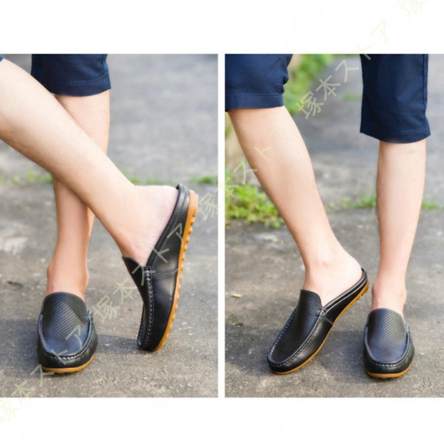 モカシン 革靴 ドライビングシューズ ジャンニデシモーネ メンズ