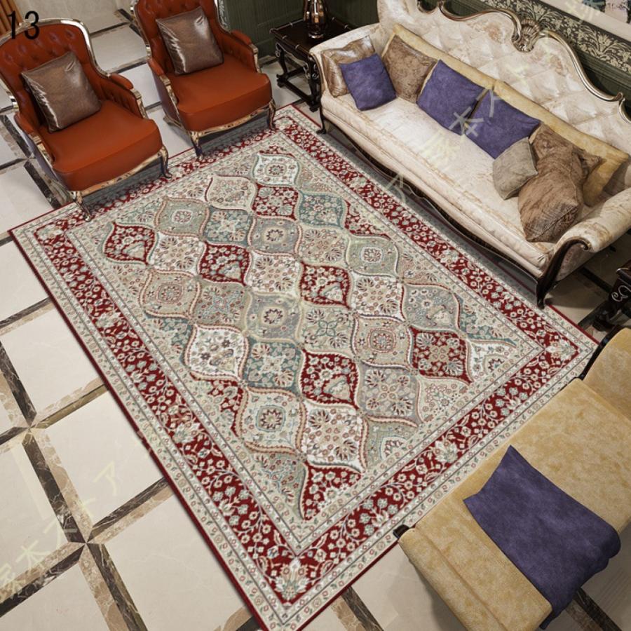 カーペット 高級 ペルシャ絨毯 ペルシャ柄 マンダラ 花柄 曼荼羅