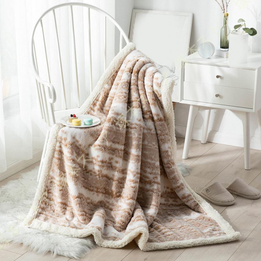 毛布 シングル 2枚合わせ ボア シープ調 無地 フランネル あったか ブランケット タオルケット 夏 こども 掛け毛布 快適 ふんわり ふわふわ 柔らかい肌触り