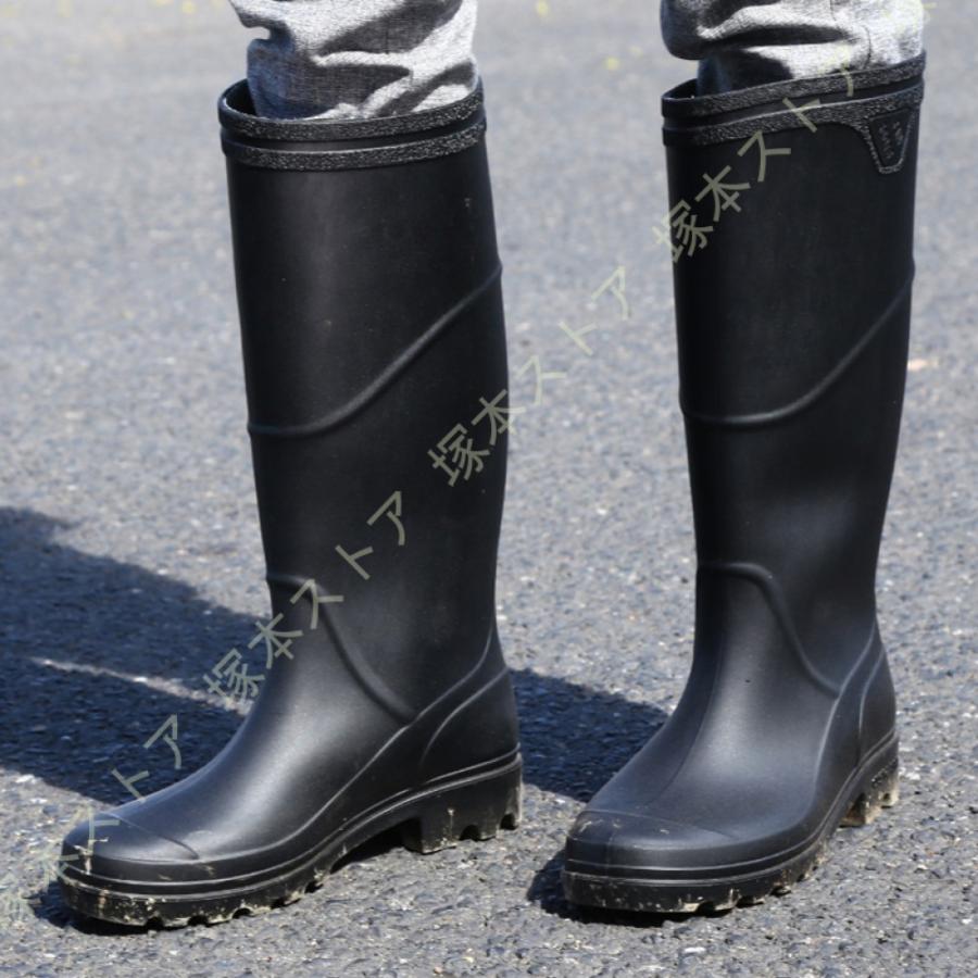 レインシューズ メンズ レインブーツ ロングシューズ 雨靴 サイドゴア 防水 梅雨対策 軽量 滑り止め 大きいサイズ 晴雨兼用 アウトドア カジュアル ゆったり