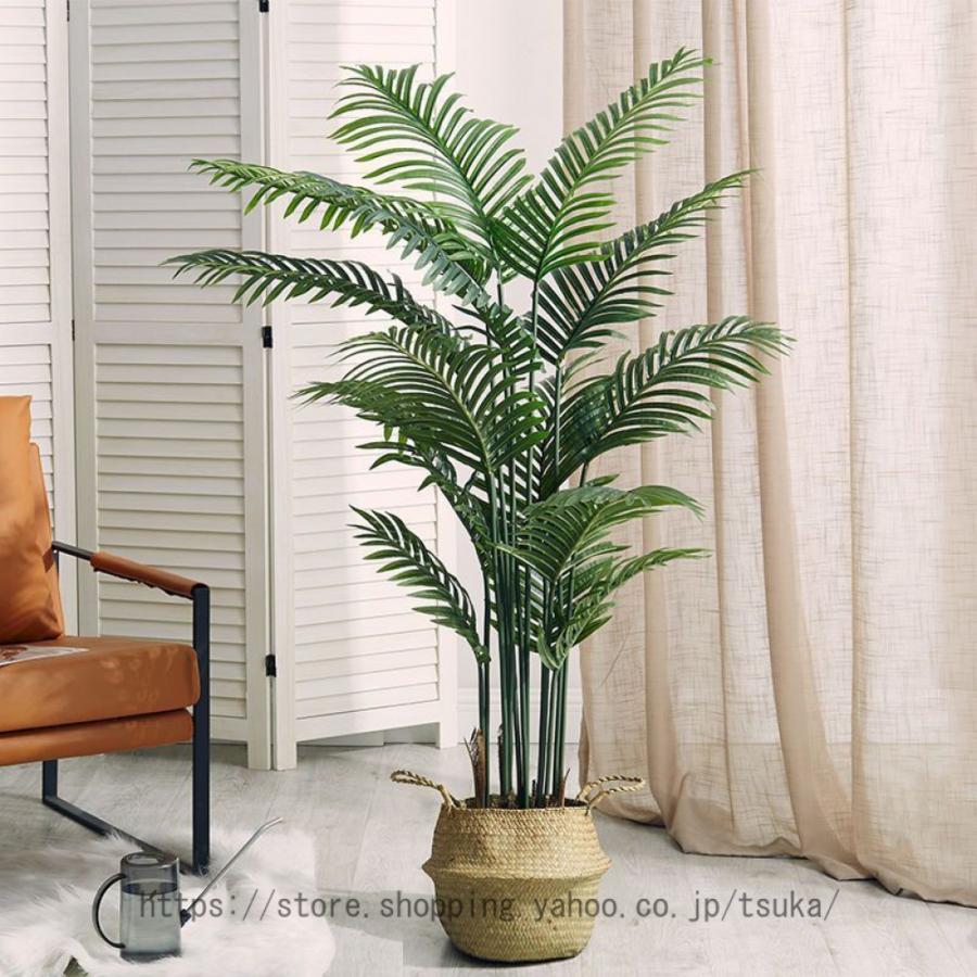 人工観葉植物 フェイクグリーン 人工アレカ ヤシの木 造花 人工観葉植物 人工樹木 フェイク植物 室内 屋外 水やり不要 枯れない プレゼント ギフト お祝い_2