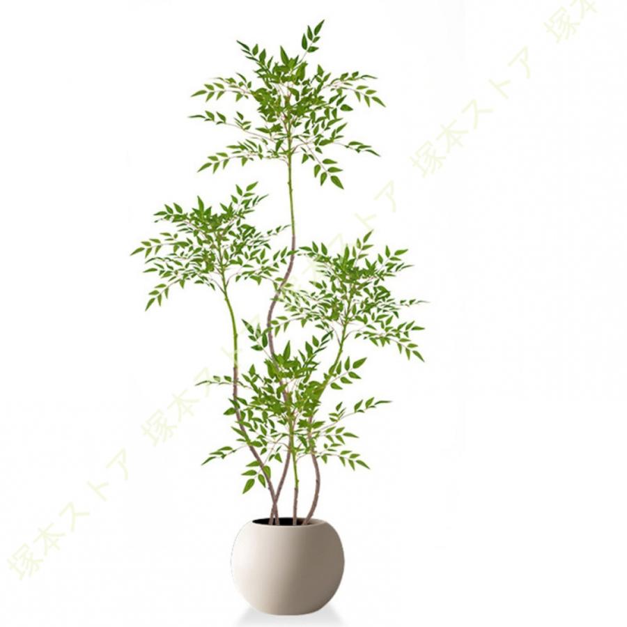 大型 人工観葉植物 フェイクグリーン 本物そっくり 鉢 細い枝に繊細な