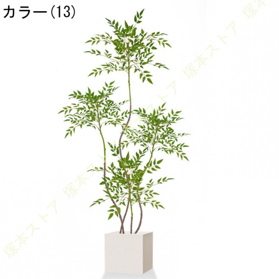 人工観葉植物 フェイクグリーン 鉢植え　大塚家具 大型 人工観葉植物 フェイクグリーン 本物そっくり 鉢 細い枝に繊細な