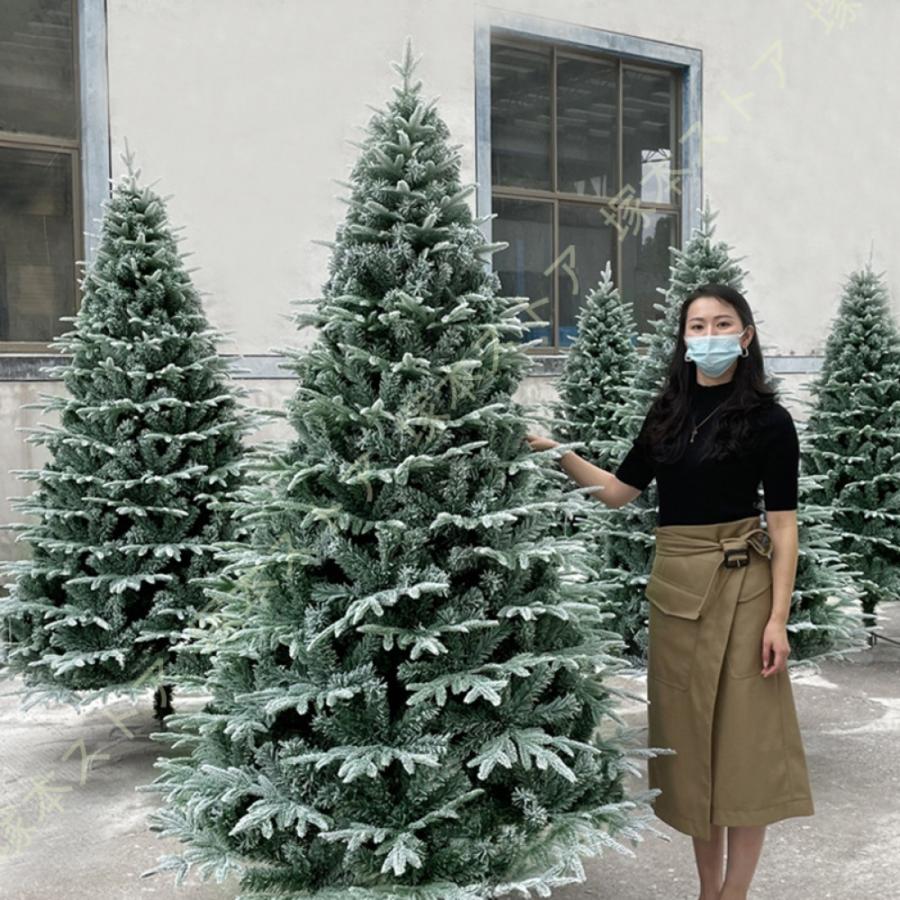 クリスマスツリー 雪化粧 おしゃれ 針葉樹 ヌードツリー 豊富な枝数 本物そっくり モミと松 細かく見栄え クリスマスツリー 店舗装飾 開店祝い 新築祝い_6