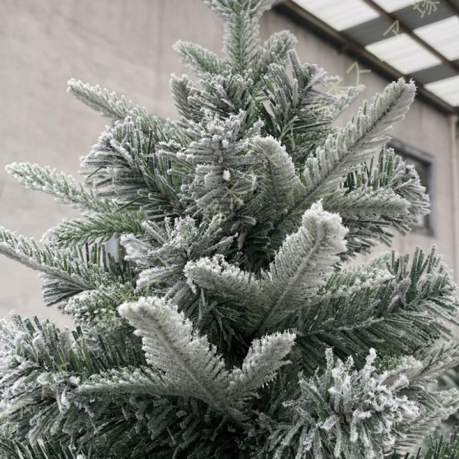 クリスマスツリー 雪化粧 おしゃれ 針葉樹 ヌードツリー 豊富な枝数 本物そっくり モミと松 細かく見栄え クリスマスツリー 店舗装飾 開店祝い 新築祝い_9