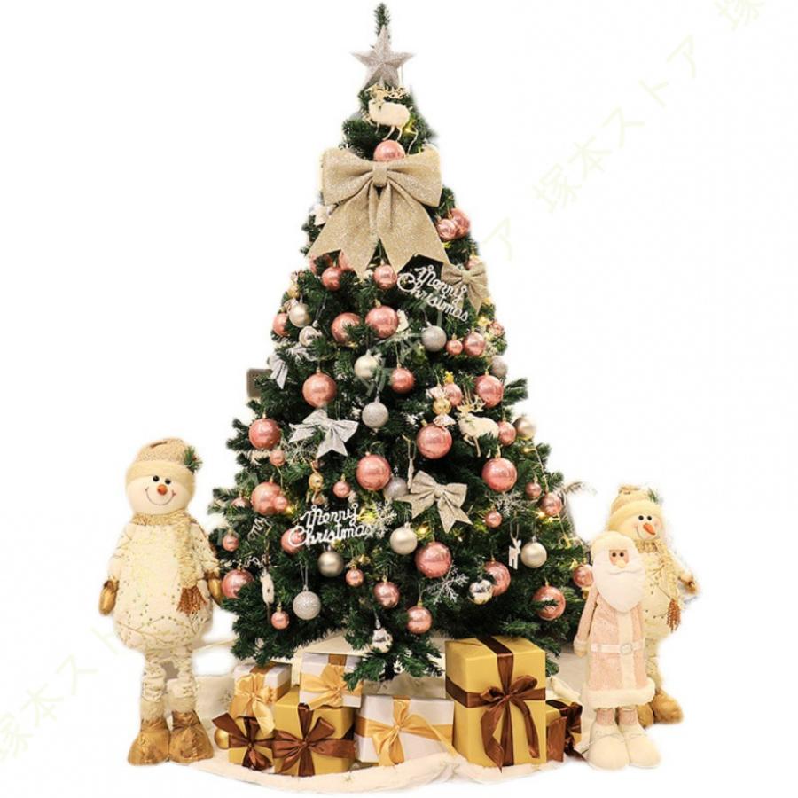オーナメント付き クリスマスツリー おしゃれ 北欧 大型 針葉樹 まるで本物 ドイツトウヒツリー オーナメント飾り キラキラ 雰囲気満々 店舗用_3