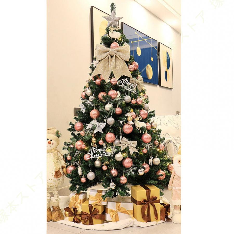オーナメント付き クリスマスツリー おしゃれ 北欧 大型 針葉樹 まるで本物 ドイツトウヒツリー オーナメント飾り キラキラ 雰囲気満々 店舗用_5