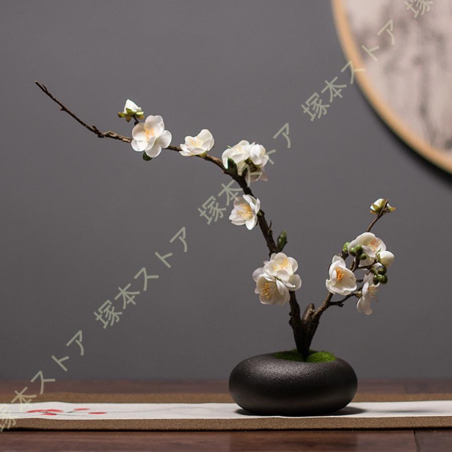 フェイクグリーン 人工梅の花 エントランスホール インテリアグリーン