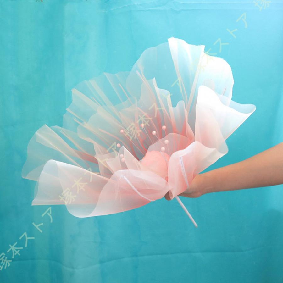 フェイクフラワー 手作り アートフラワー 大型造花 特大 フラワーアレンジメント ウェディング装飾 結婚式 パーティー フォトスポット 窓飾り 人工観葉植物_8