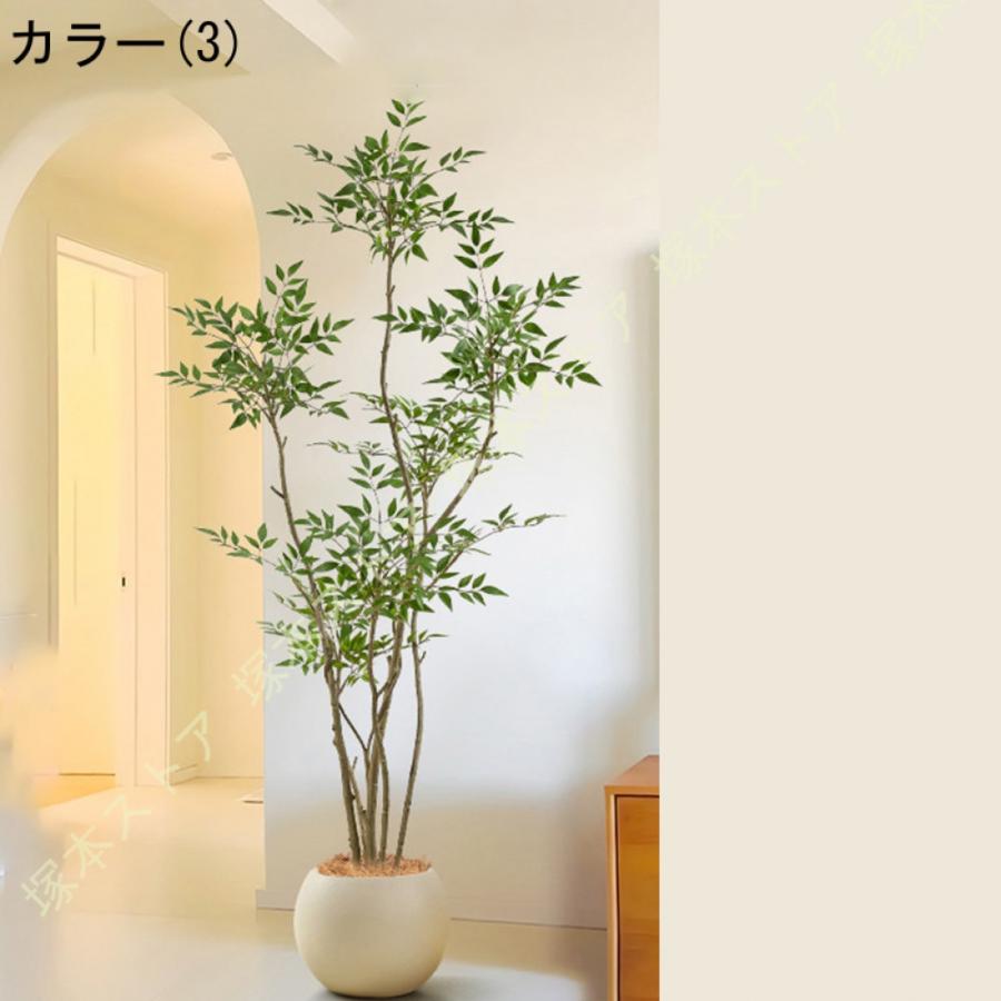大型 人工観葉植物 鉢付き コーナーに最適 南天 ナンテン フェイク