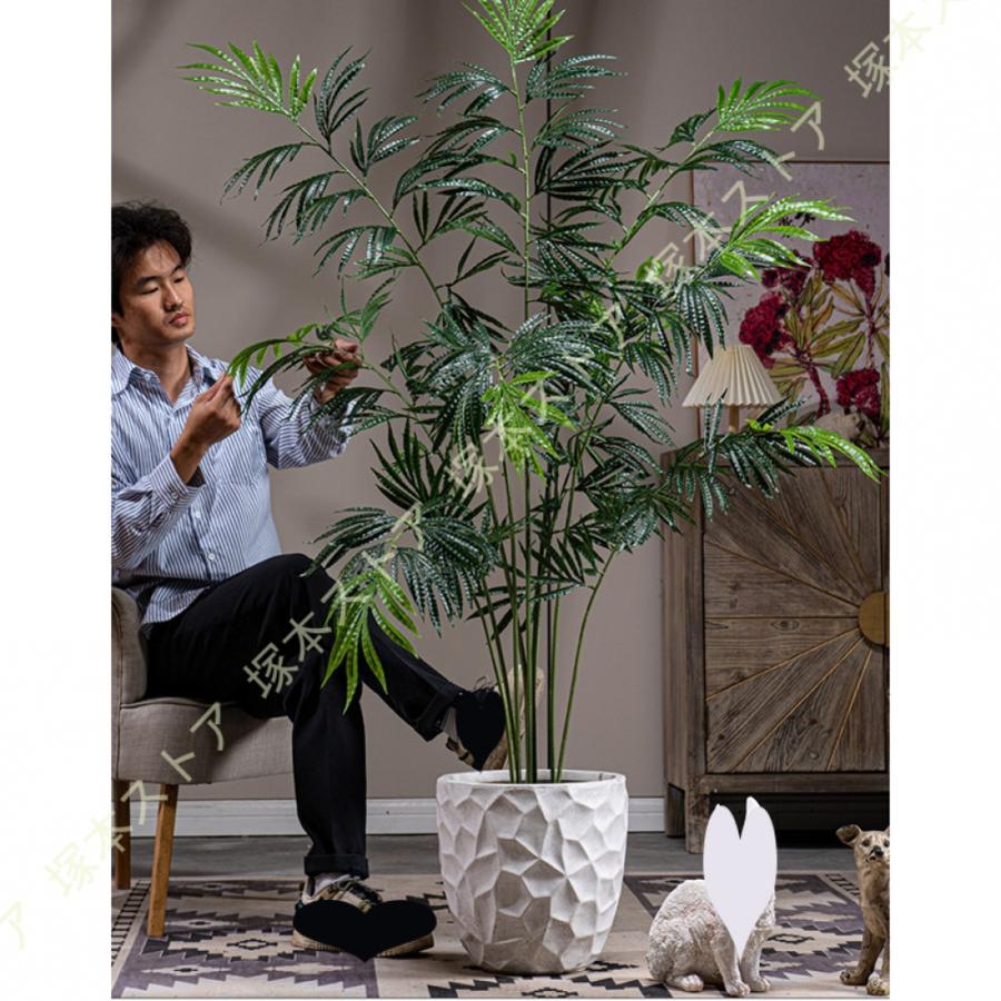 人工観葉植物 大きな木の形状 大型 フェイクグリーン 鮮やかな葉色 おしゃれ 人工観葉植物