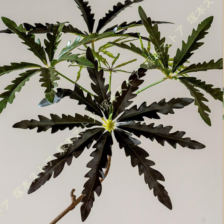 観葉植物 フェイクグリーン 大型 リアル フェイク インテリア 人工観葉植物 部屋飾り 造花 室内装飾用 簡単設置 手間いらず 鉢付き 玄関 リビング オフィス_11