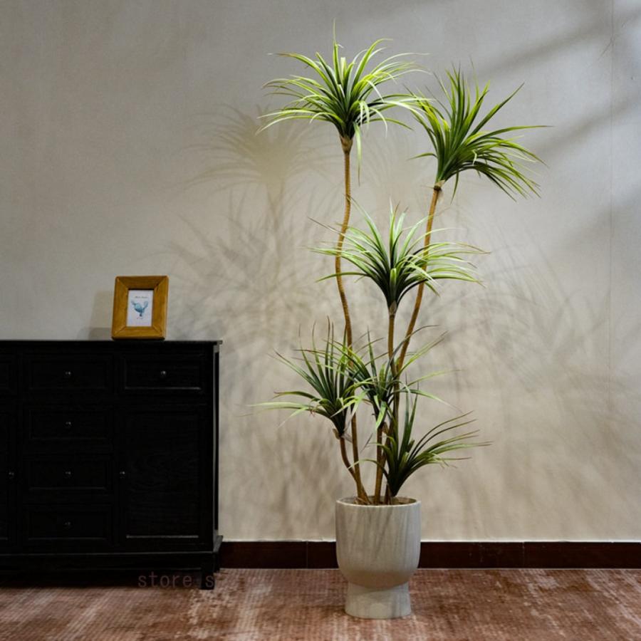 フェイクグリーン インテリア 人工観葉植物 フェイク植物 おしゃれ 鉢植え オフィス リビング 寝室 玄関 廊下 お手入れ簡単 鉢付き 引っ越し祝い 世話不要_2