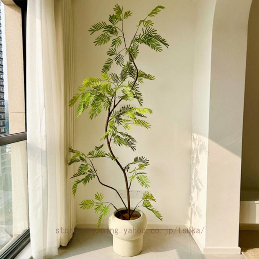 フェイクグリーン インテリア リアル 人工観葉植物 観葉植物 人工植物装飾 シンプル オフィス 室内 お世話不要 枯れない 鉢 お祝い 植物装飾 花園_2