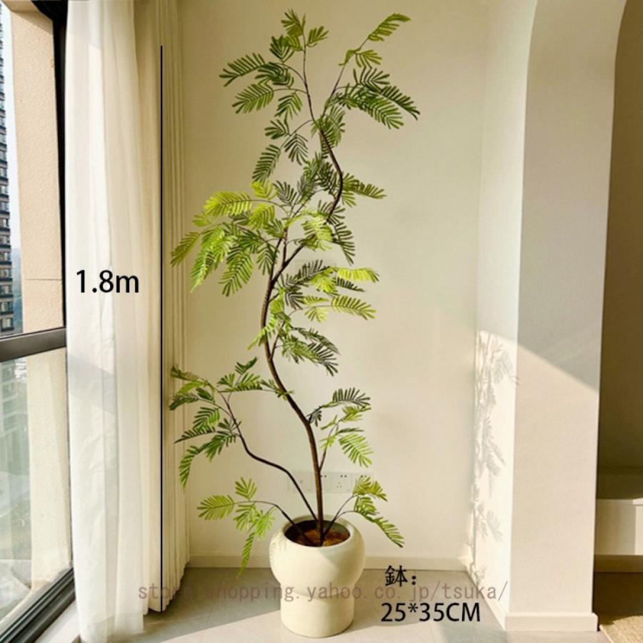 フェイクグリーン インテリア リアル 人工観葉植物 観葉植物 人工植物装飾 シンプル オフィス 室内 お世話不要 枯れない 鉢 お祝い 植物装飾 花園_3