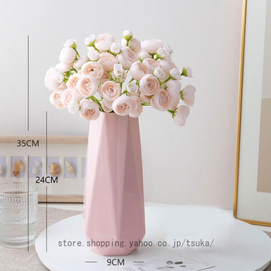フェイクフラワー 造花 花器付き インテリア 卓上 おしゃれ ins風 創意的 枯れない 人工花 観葉植物 リビング プレゼント 転居 キャンプ テーブル ショップ |  | 03