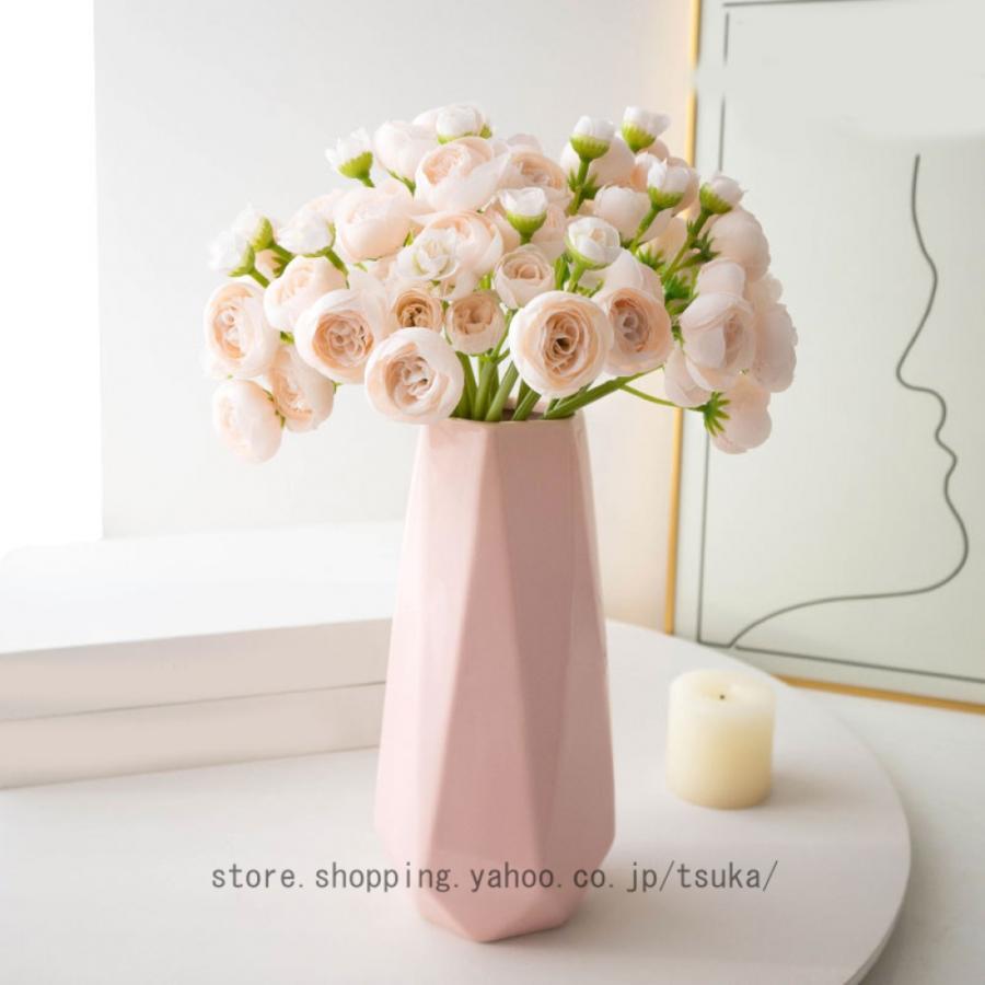 フェイクフラワー 造花 花器付き インテリア 卓上 おしゃれ ins風 創意的 枯れない 人工花 観葉植物 リビング プレゼント 転居 キャンプ テーブル ショップ |  | 04