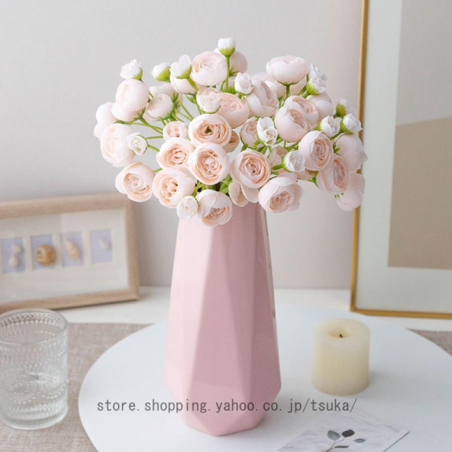 フェイクフラワー 造花 花器付き インテリア 卓上 おしゃれ ins風 創意的 枯れない 人工花 観葉植物 リビング プレゼント 転居 キャンプ テーブル ショップ |  | 05