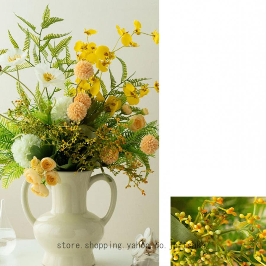 花瓶付き 花器 北欧 おしゃれ 造花 インテリア 家の装飾 プレゼント ギフト 造花セット 水やり不要 枯れない アートフラワー 観賞植物 リビング 玄関 テレビ台 |  | 15